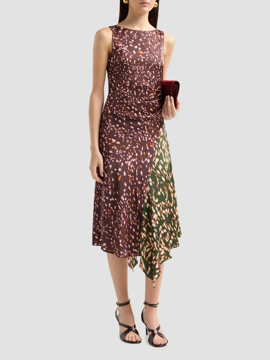 Misa Los Angeles Women's Rohan Printed Midi Dress | Thumbnail 4