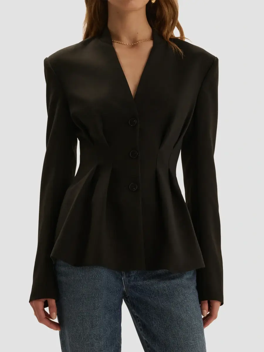 Favorite Daughter Women's Headlines Single-Breasted Blazer | Thumbnail 4 Favorite Daughter Women's Headlines Single-Breasted Blazer | Thumbnail 4