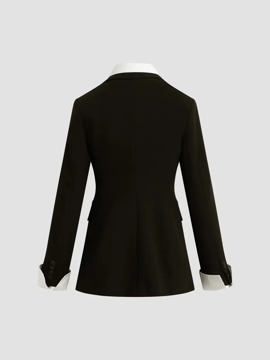 Favorite Daughter Women's Madison Avenue Single-Breasted Combo Blazer | Thumbnail 6 Favorite Daughter Women's Madison Avenue Single-Breasted Combo Blazer | Thumbnail 6