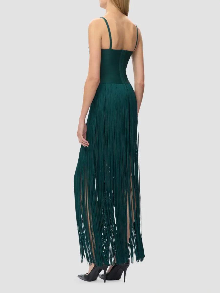 Hervé Léger Women's Ember Bandage Fringe Dress | Thumbnail 3 Hervé Léger Women's Ember Bandage Fringe Dress | Thumbnail 3