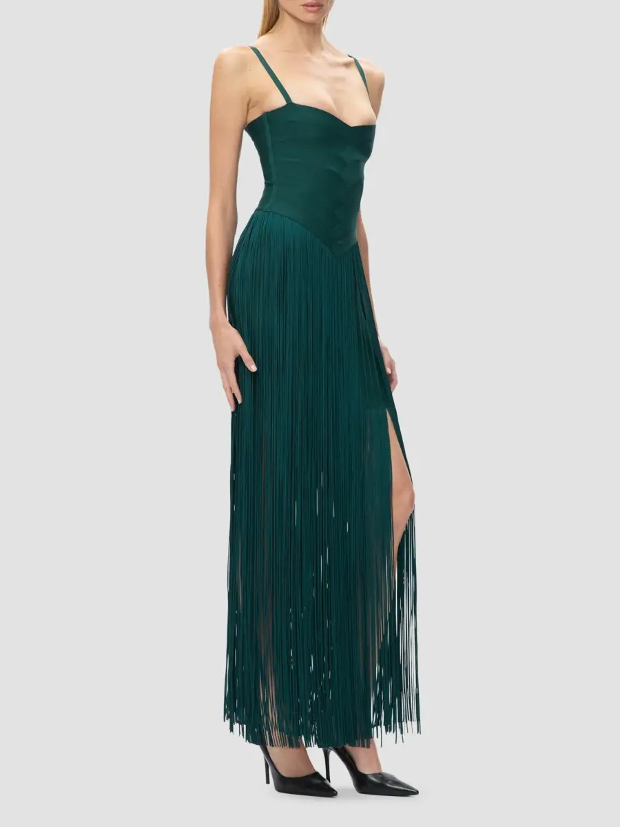 Hervé Léger Women's Ember Bandage Fringe Dress | Thumbnail 6 Hervé Léger Women's Ember Bandage Fringe Dress | Thumbnail 6