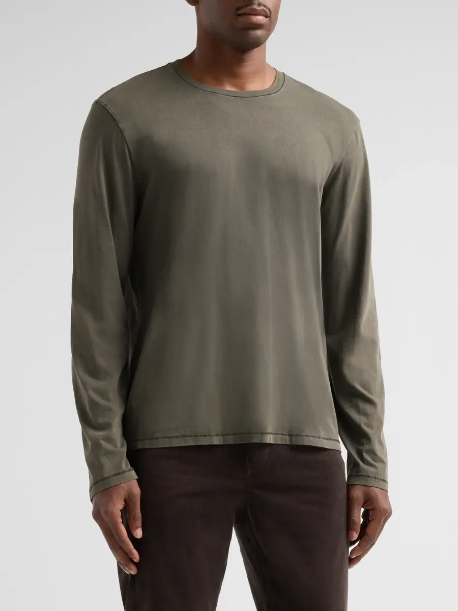 PAIGE Men's Enzo Long-Sleeve Cotton T-Shirt | Thumbnail 4 PAIGE Men's Enzo Long-Sleeve Cotton T-Shirt | Thumbnail 4