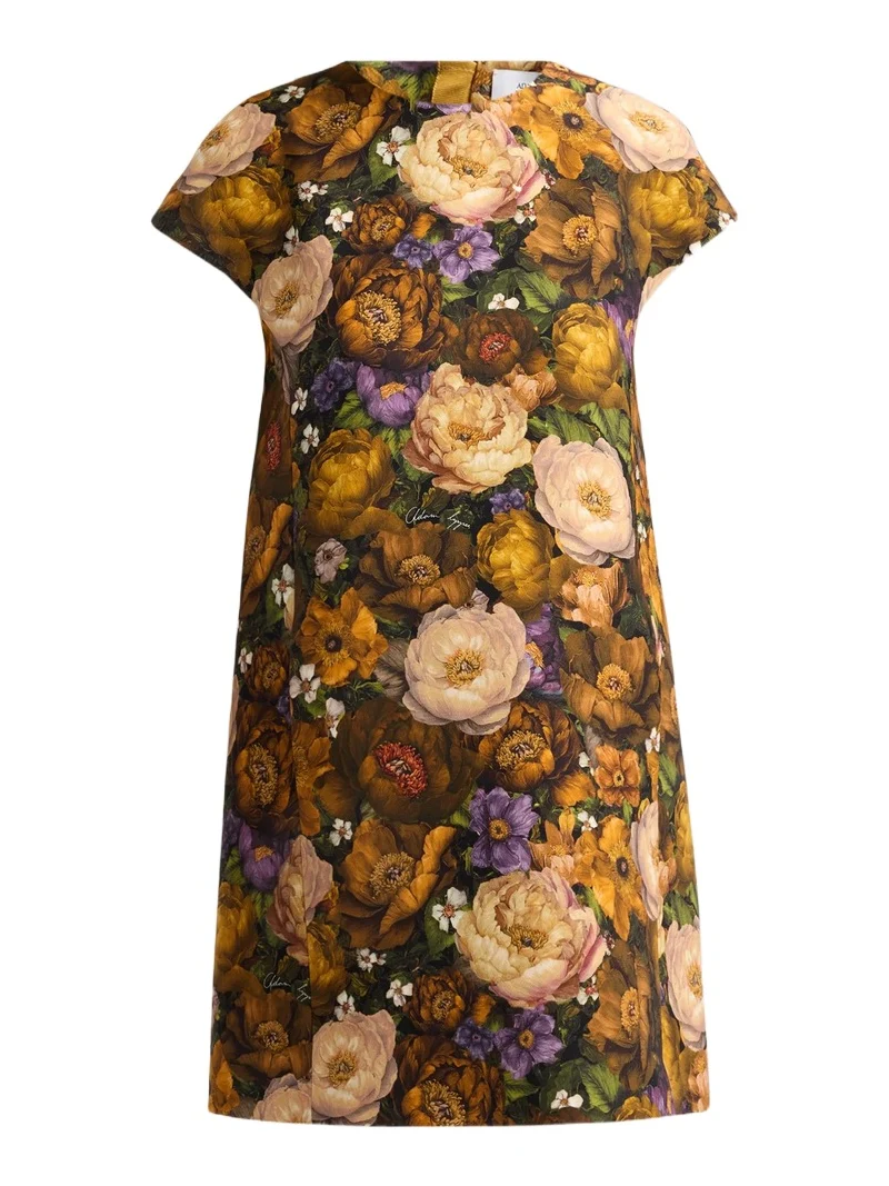 Women's Agata Floral Wool & Silk Mini Dress Women's Agata Floral Wool & Silk Mini Dress