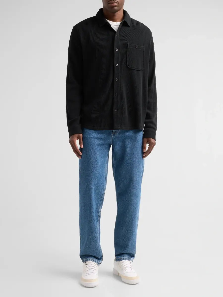PAIGE Men's Hollander Waffle-Knit Cotton Shirt | Thumbnail 2 PAIGE Men's Hollander Waffle-Knit Cotton Shirt | Thumbnail 2