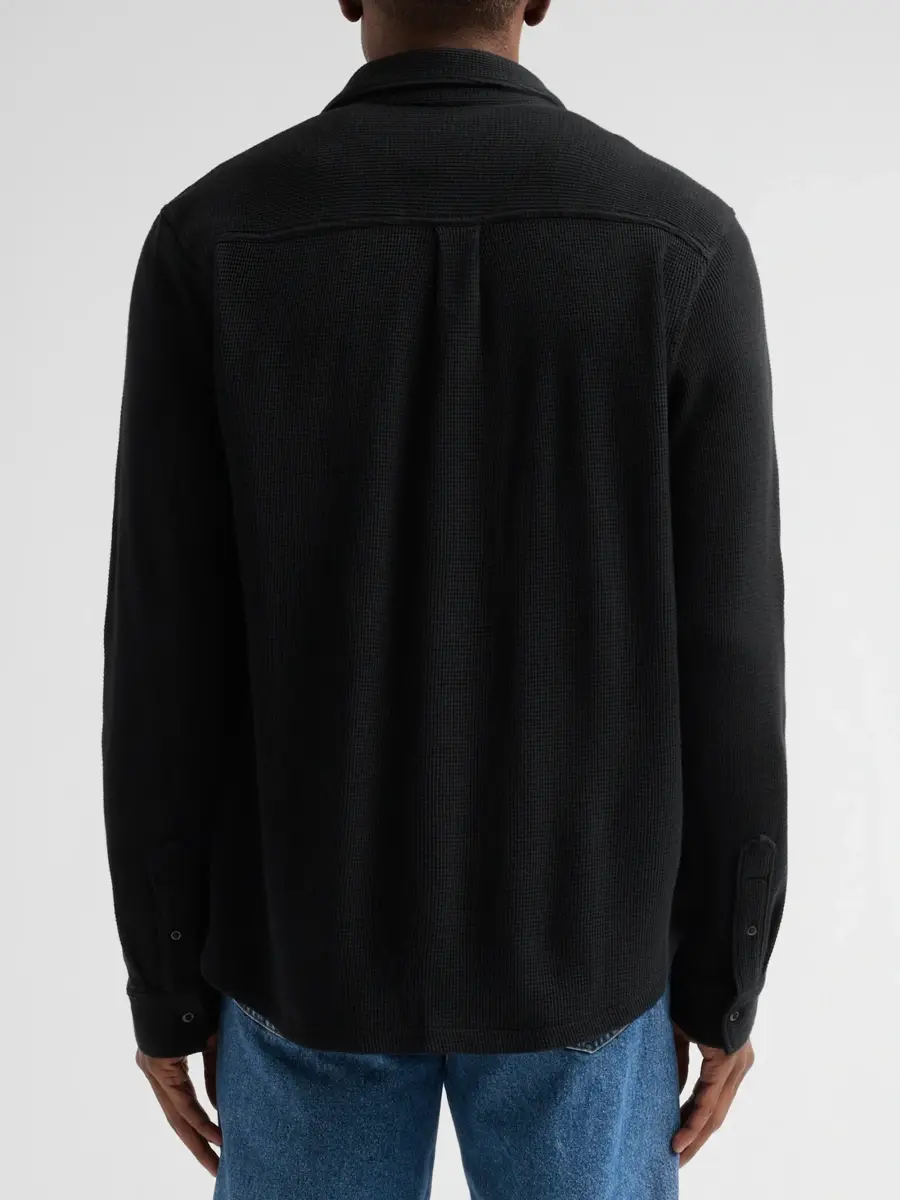 PAIGE Men's Hollander Waffle-Knit Cotton Shirt | Thumbnail 3 PAIGE Men's Hollander Waffle-Knit Cotton Shirt | Thumbnail 3