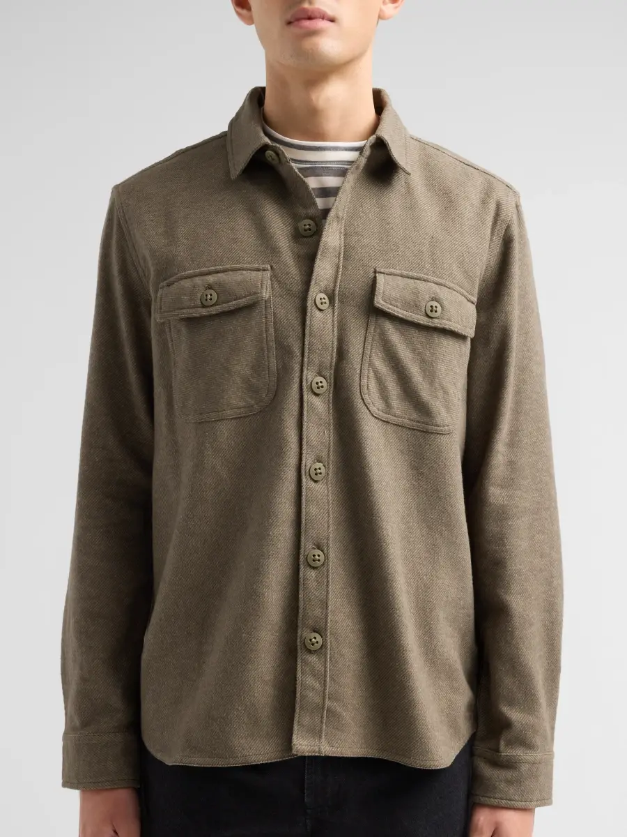 PAIGE Men's Seymore Brushed Cotton Twill Shirt Jacket | Thumbnail 5 PAIGE Men's Seymore Brushed Cotton Twill Shirt Jacket | Thumbnail 5