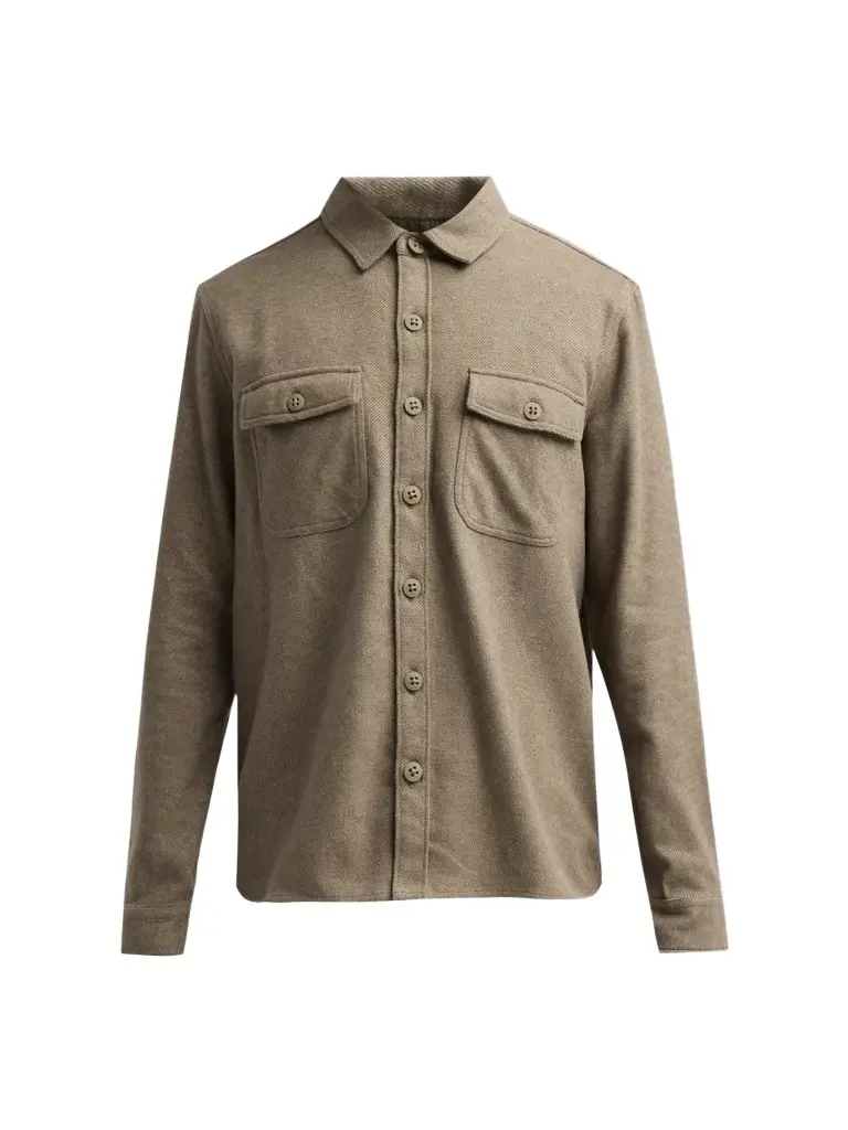 PAIGE Men's Seymore Brushed Cotton Twill Shirt Jacket