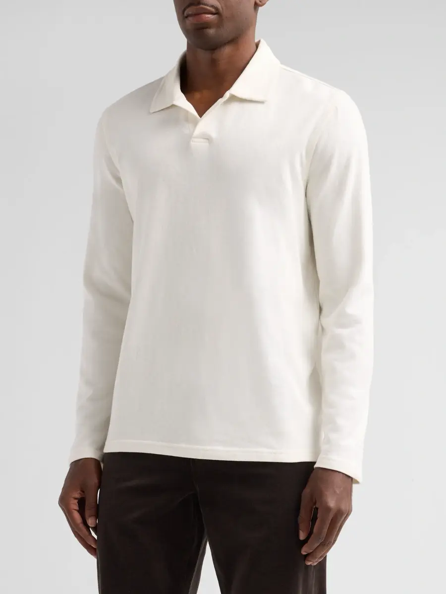 PAIGE Men's Hammond Cotton-Blend Polo Shirt | Thumbnail 4 PAIGE Men's Hammond Cotton-Blend Polo Shirt | Thumbnail 4