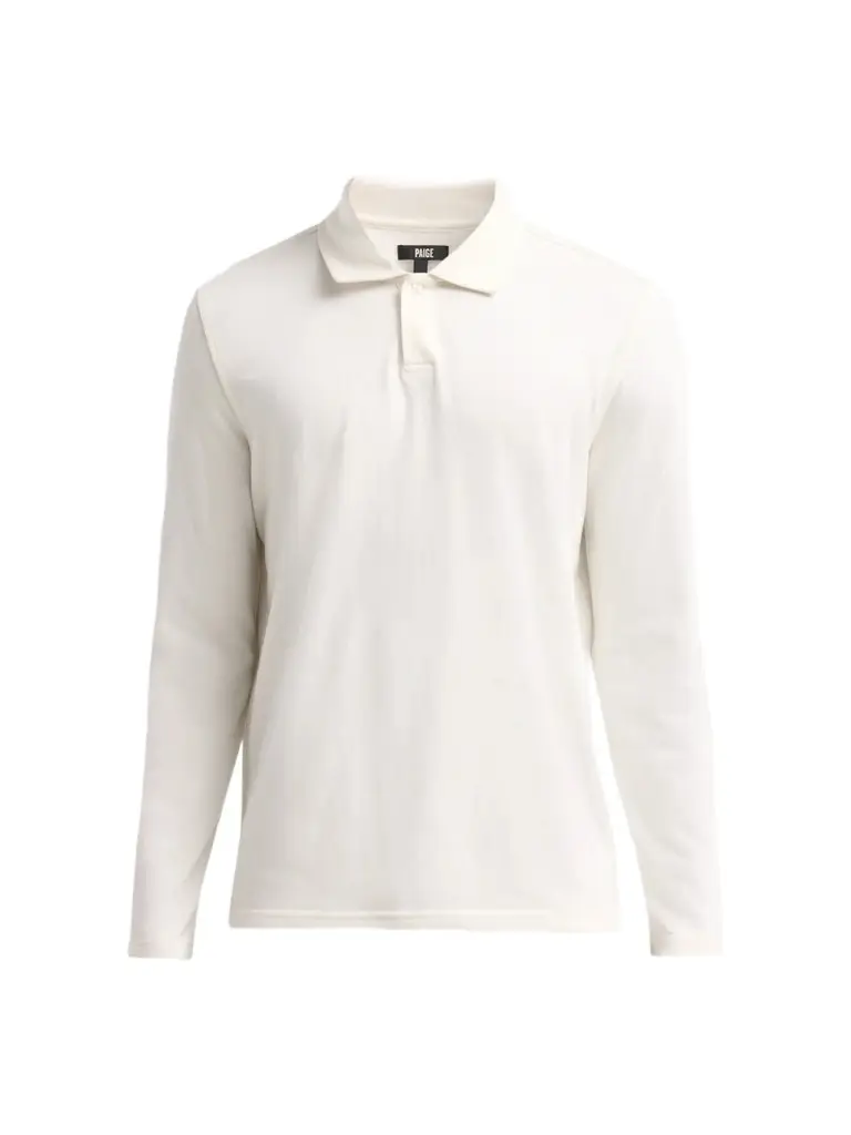 PAIGE Men's Hammond Cotton-Blend Polo Shirt