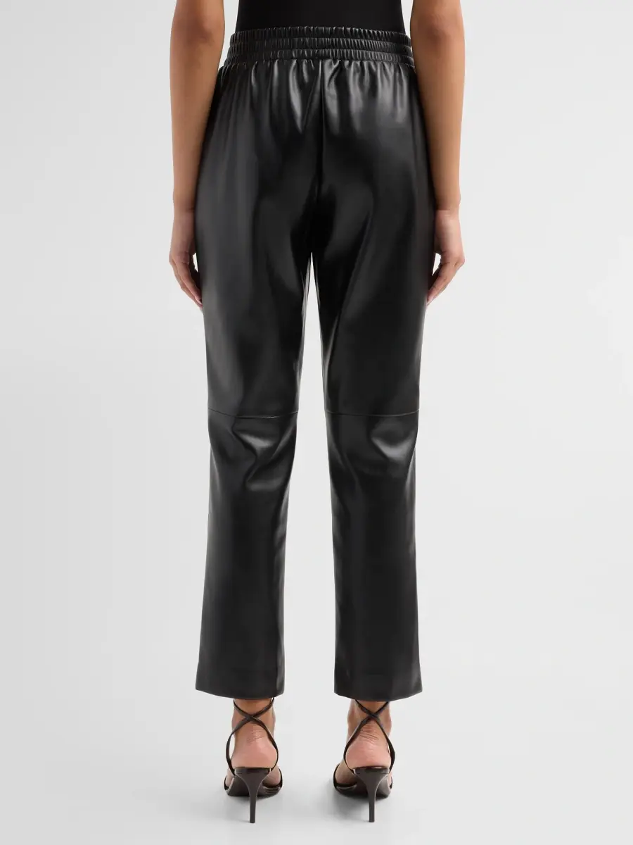 Elie Tahari Women's The Madelyn Faux-Leather Pants | Thumbnail 3 Elie Tahari Women's The Madelyn Faux-Leather Pants | Thumbnail 3
