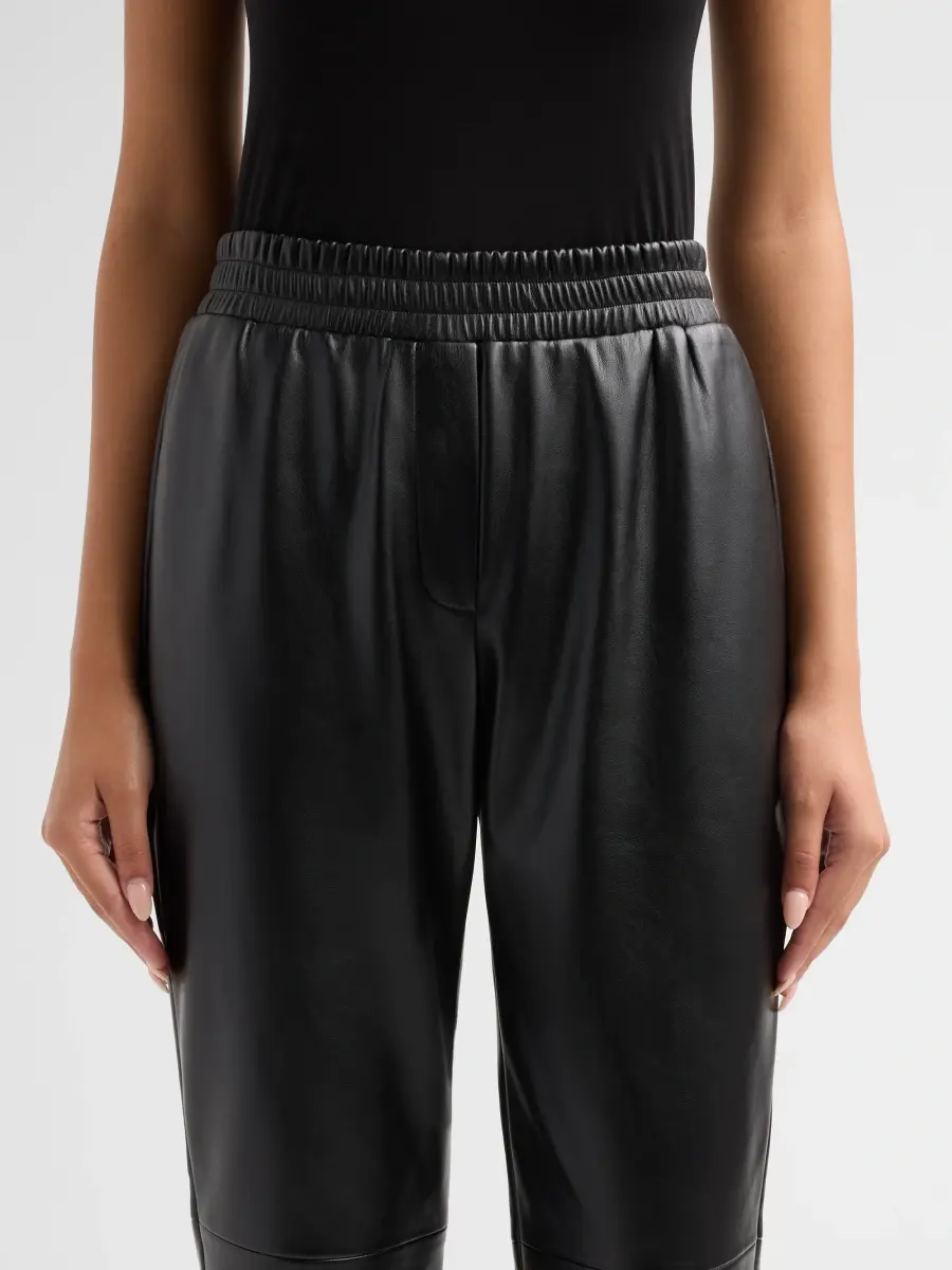 Elie Tahari Women's The Madelyn Faux-Leather Pants | Thumbnail 5 Elie Tahari Women's The Madelyn Faux-Leather Pants | Thumbnail 5