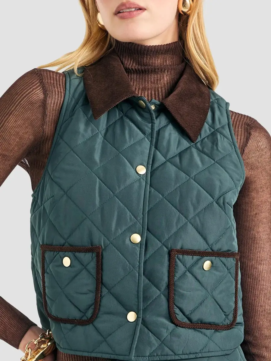 SEROYA Women's Aida Quilted Vest | Thumbnail 5 SEROYA Women's Aida Quilted Vest | Thumbnail 5