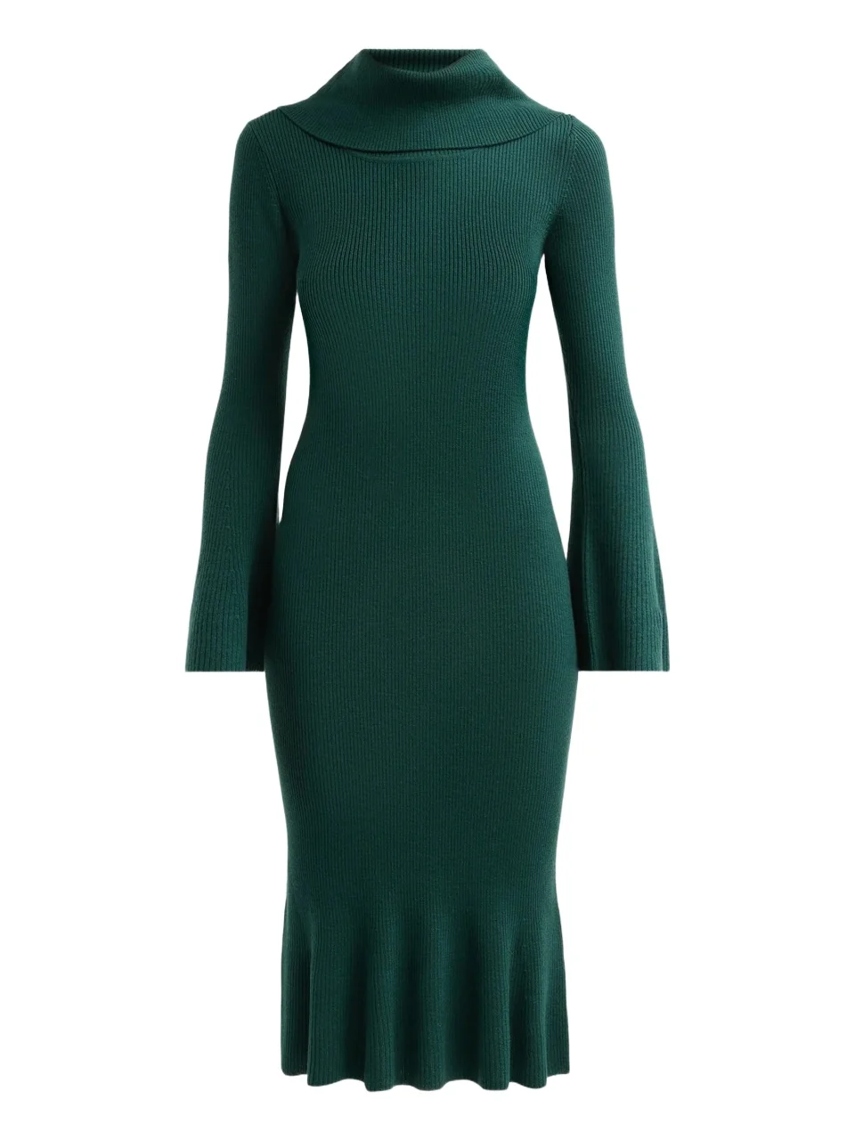 Elie Tahari Women's Lucia Rib-Knit Merino Wool Sweater Dress