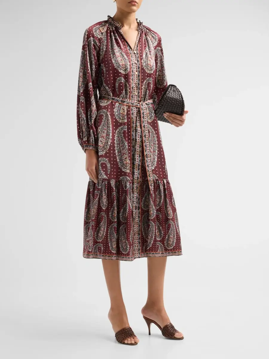 Elie Tahari Women's September The Sienna Printed Dress | Thumbnail 4 Elie Tahari Women's September The Sienna Printed Dress | Thumbnail 4