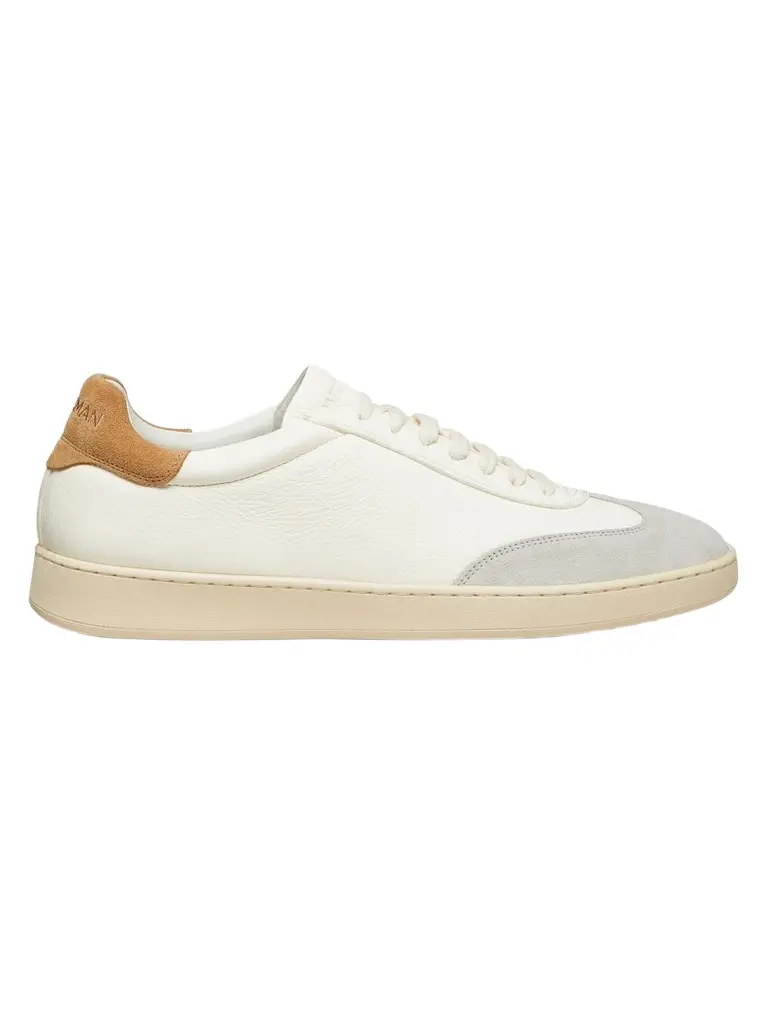 Stuart Weitzman Men's Banner Leather Low-Top Sneakers
