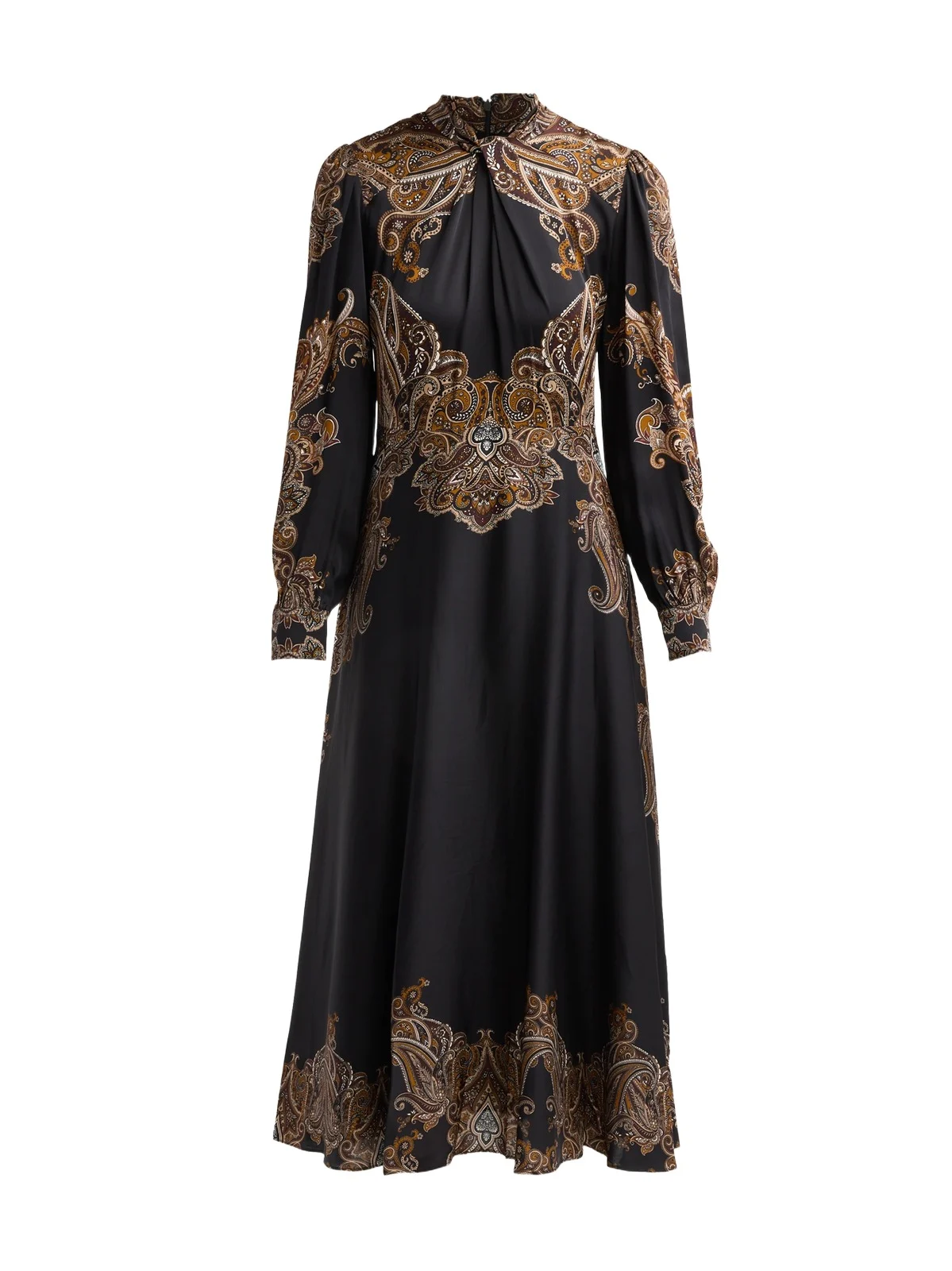 Elie Tahari Women's Raquel Paisley Silk-Blend Midi Dress