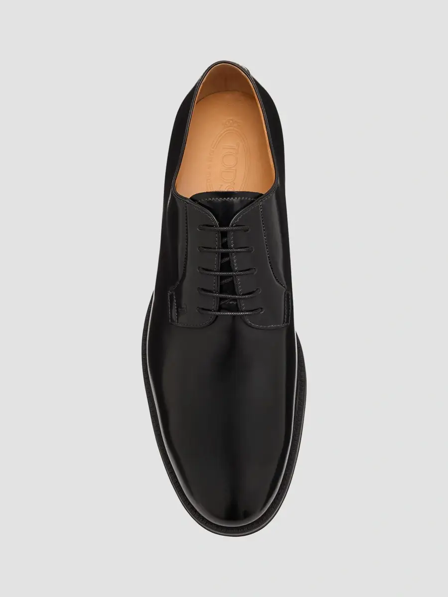 Tod's Men's Polished Leather Derbys | Thumbnail 3