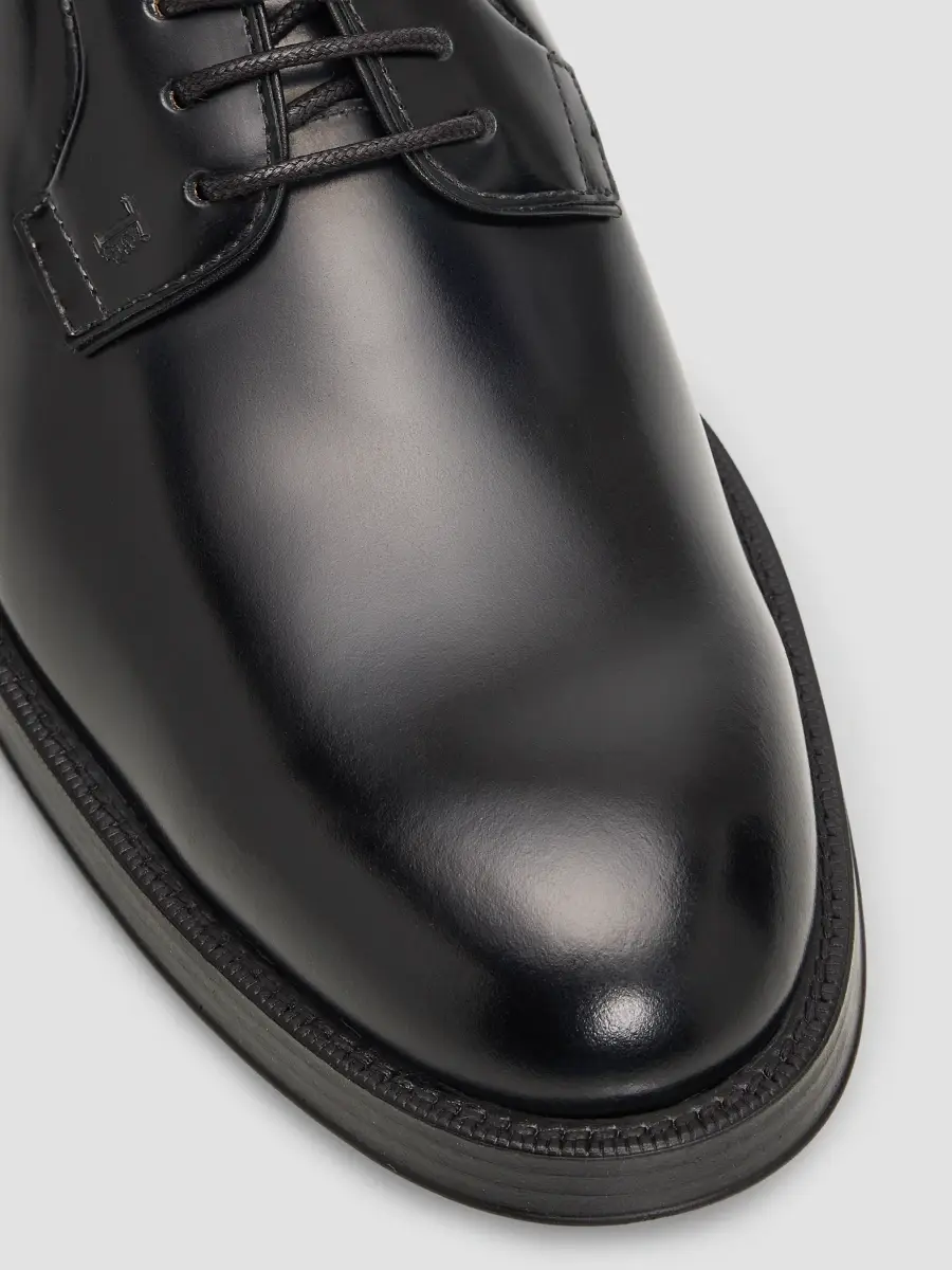 Tod's Men's Polished Leather Derbys | Thumbnail 5