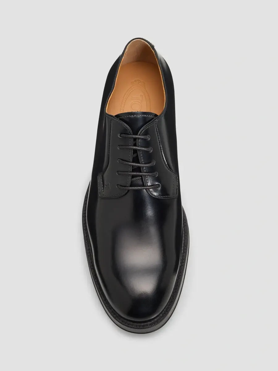 Tod's Men's Polished Leather Derbys | Thumbnail 6