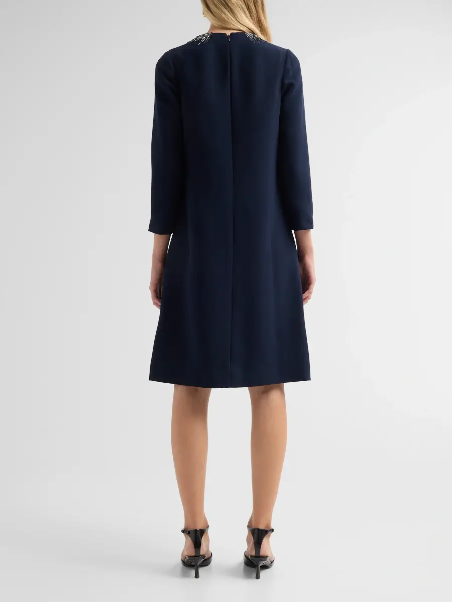 Teri Jon by Rickie Freeman Women's Embellished Crêpe Cocktail Dress | Thumbnail 3