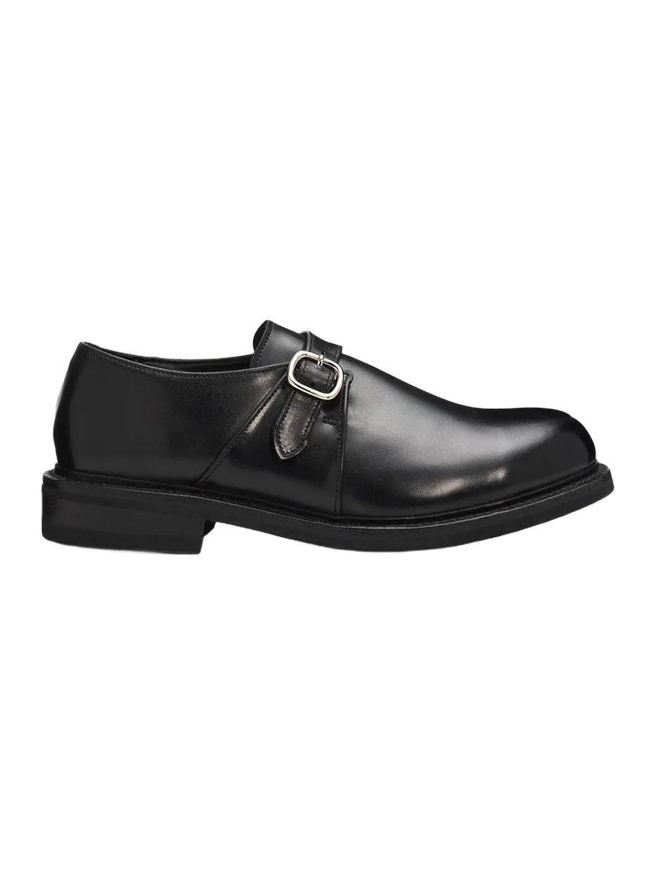 Men's x Public School Leather Monk Strap Shoes