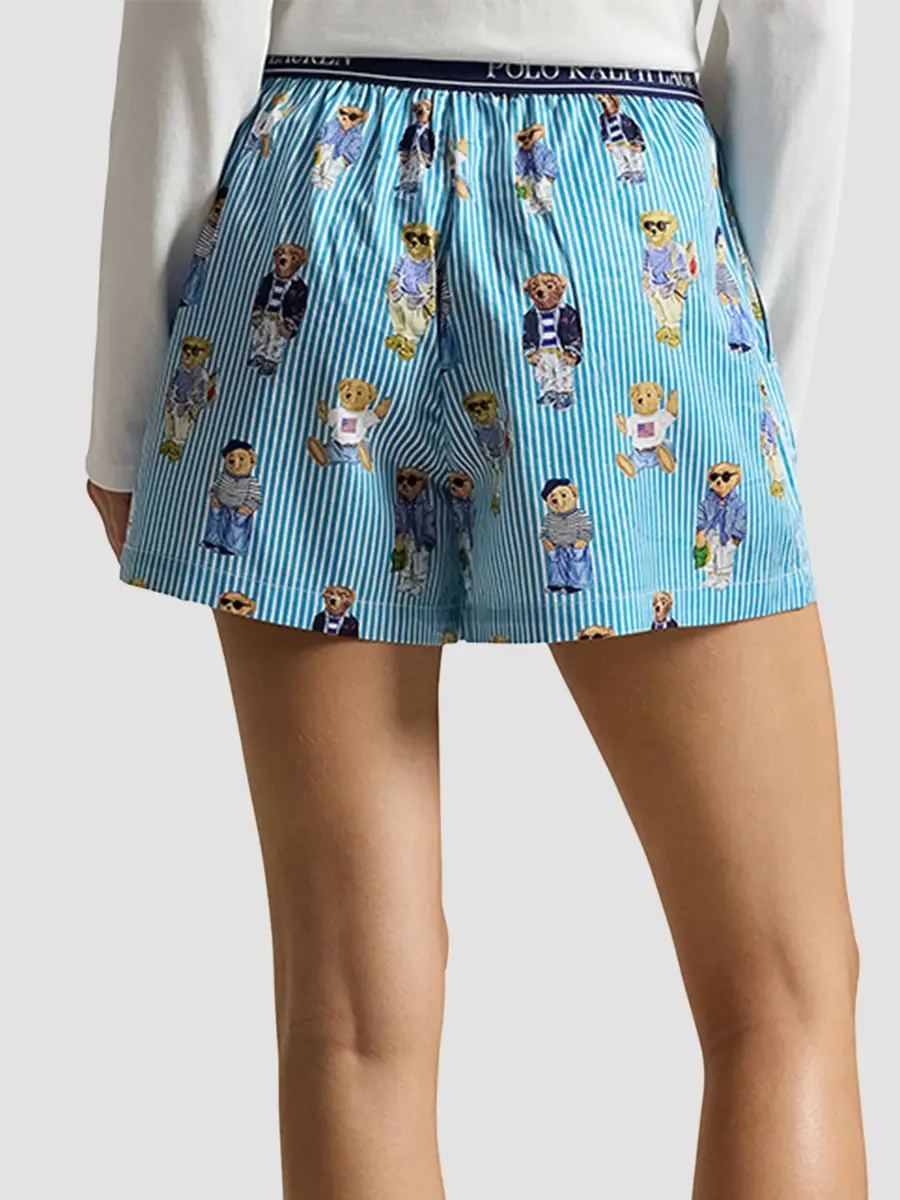 Polo Ralph Lauren Women's Allover Bear Sleep Boxers | Thumbnail 3