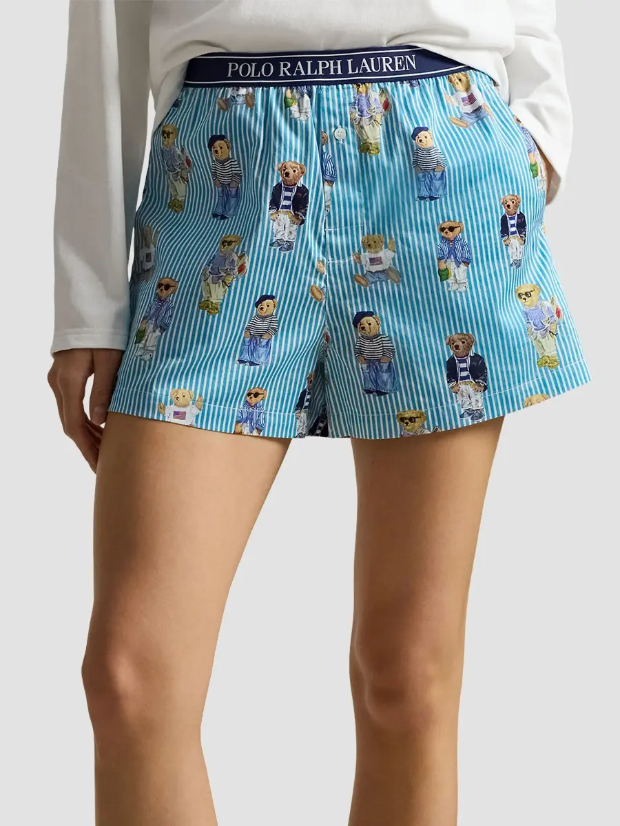Polo Ralph Lauren Women's Allover Bear Sleep Boxers | Thumbnail 4