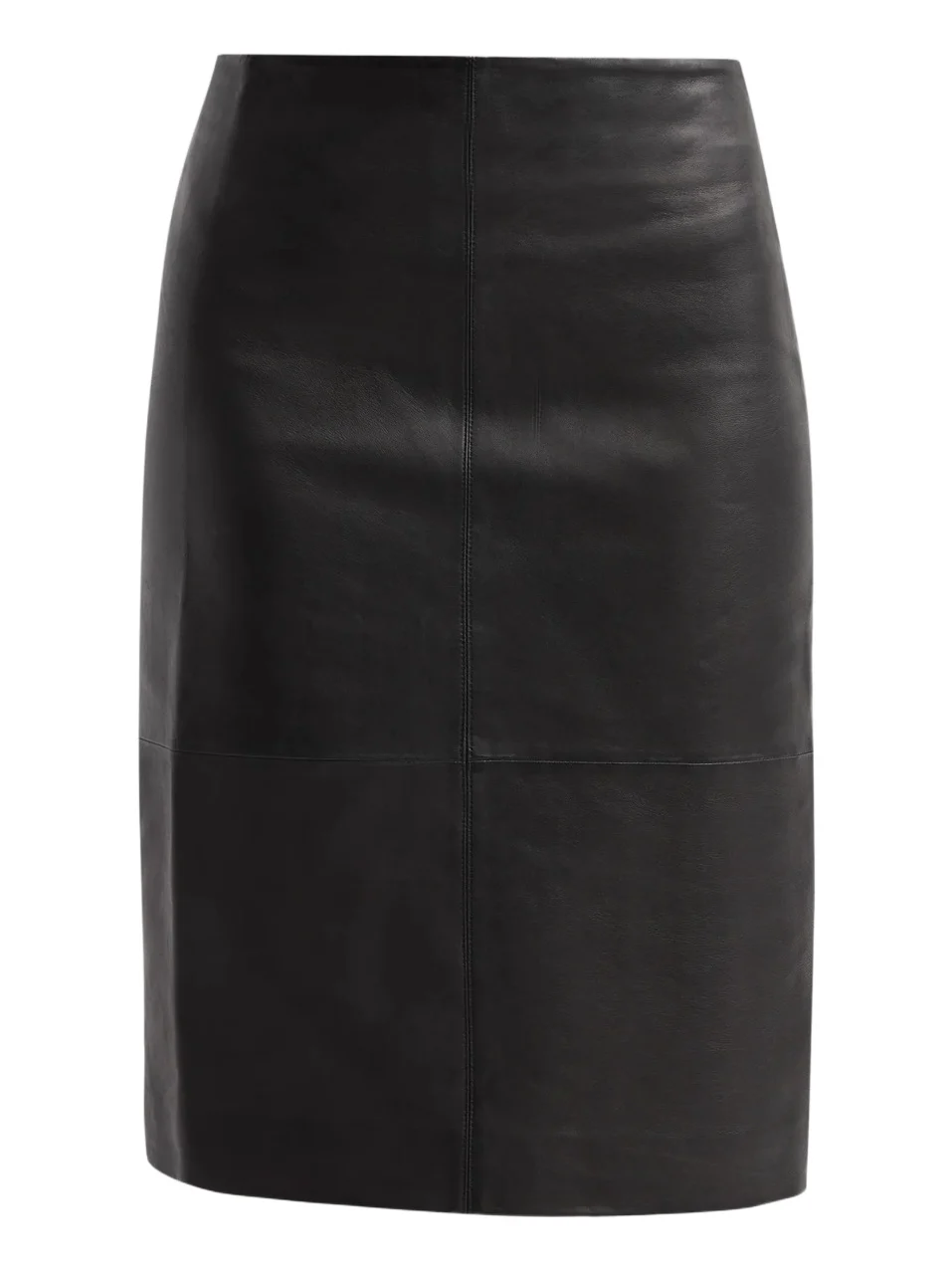 Derek Lam Women's Ian Paper Leather Pencil Skirt