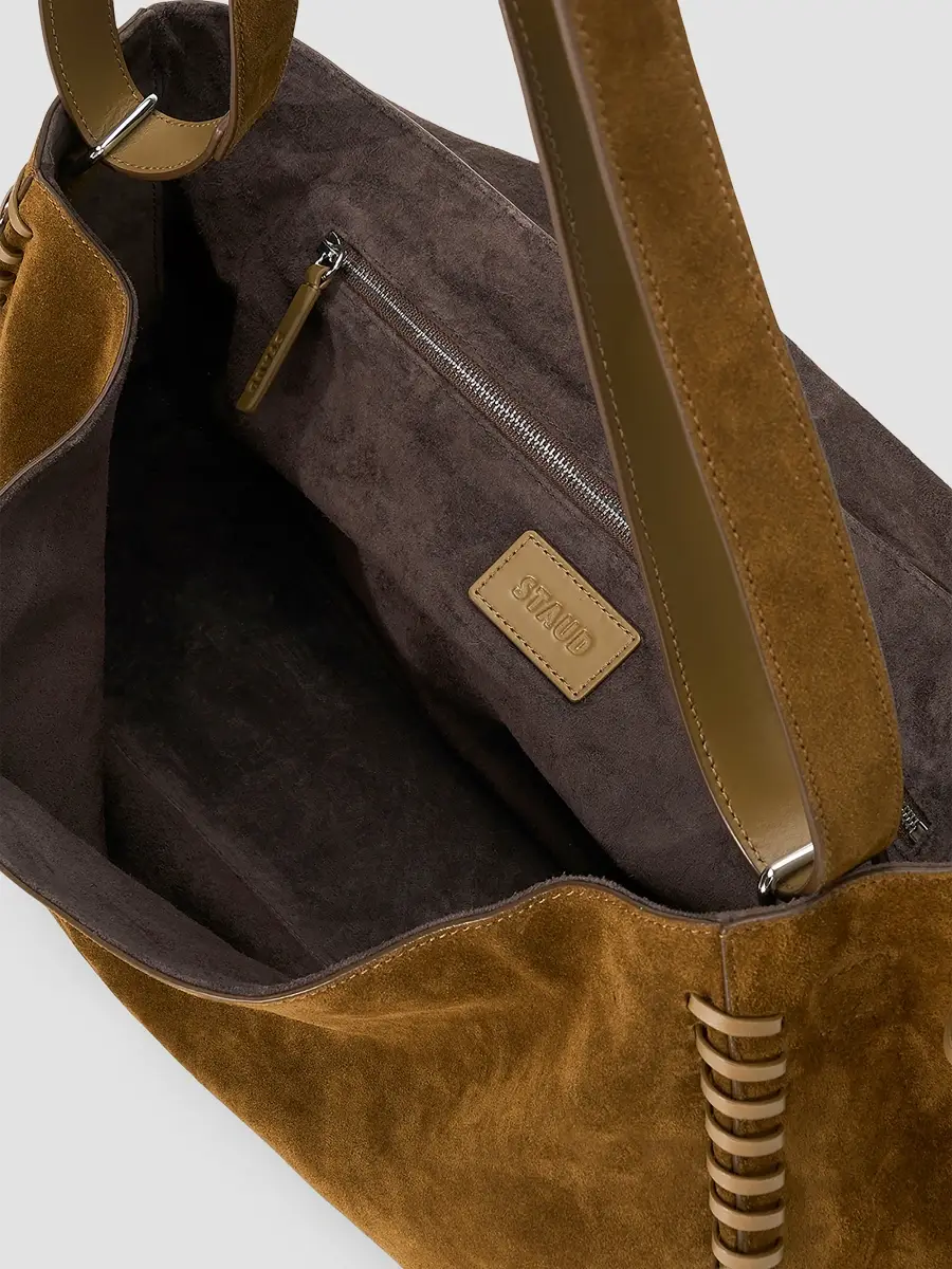 Staud Women's Harlow Suede Messenger Bag | Thumbnail 3