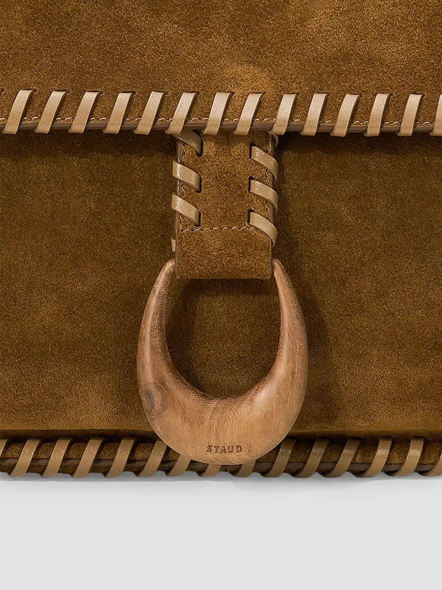 Staud Women's Harlow Suede Messenger Bag | Thumbnail 4
