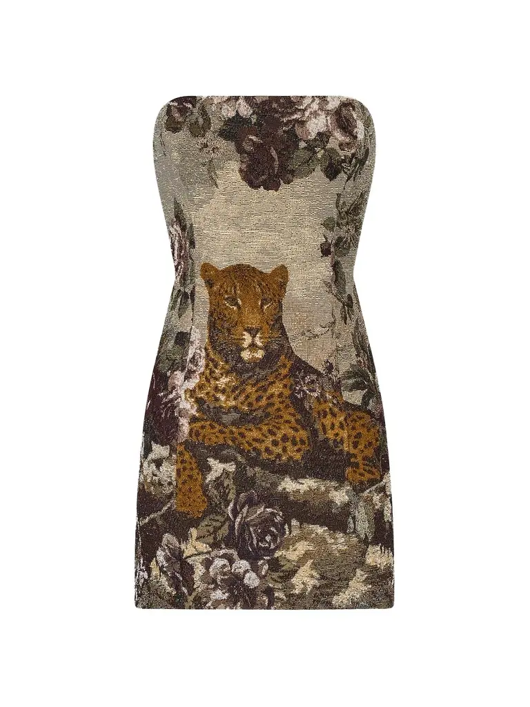 Women's Renee Strapless Tapestry Mini Dress Women's Renee Strapless Tapestry Mini Dress