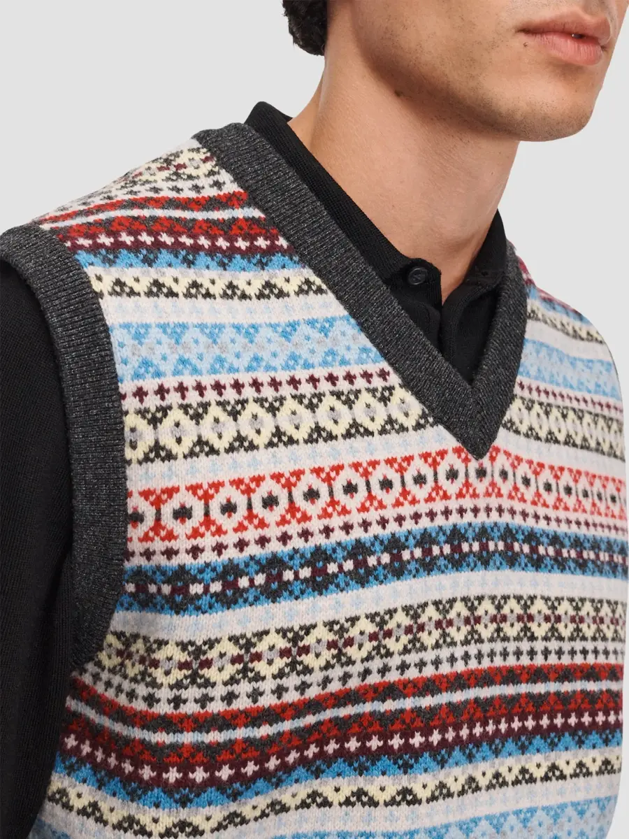 rag & bone Men's Fair-Isle Wool Sweater Vest | Thumbnail 6 rag & bone Men's Fair-Isle Wool Sweater Vest | Thumbnail 6