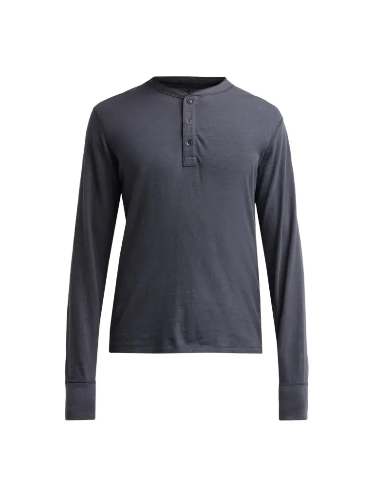 Men's Classic Flame Cotton Henley Top Men's Classic Flame Cotton Henley Top