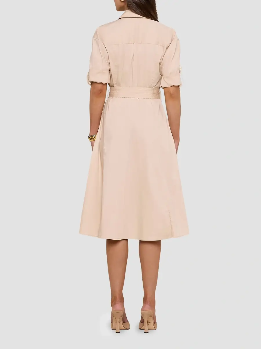 L'Agence Women's Callen Cotton-Blend Midi Shirtdress | Thumbnail 3