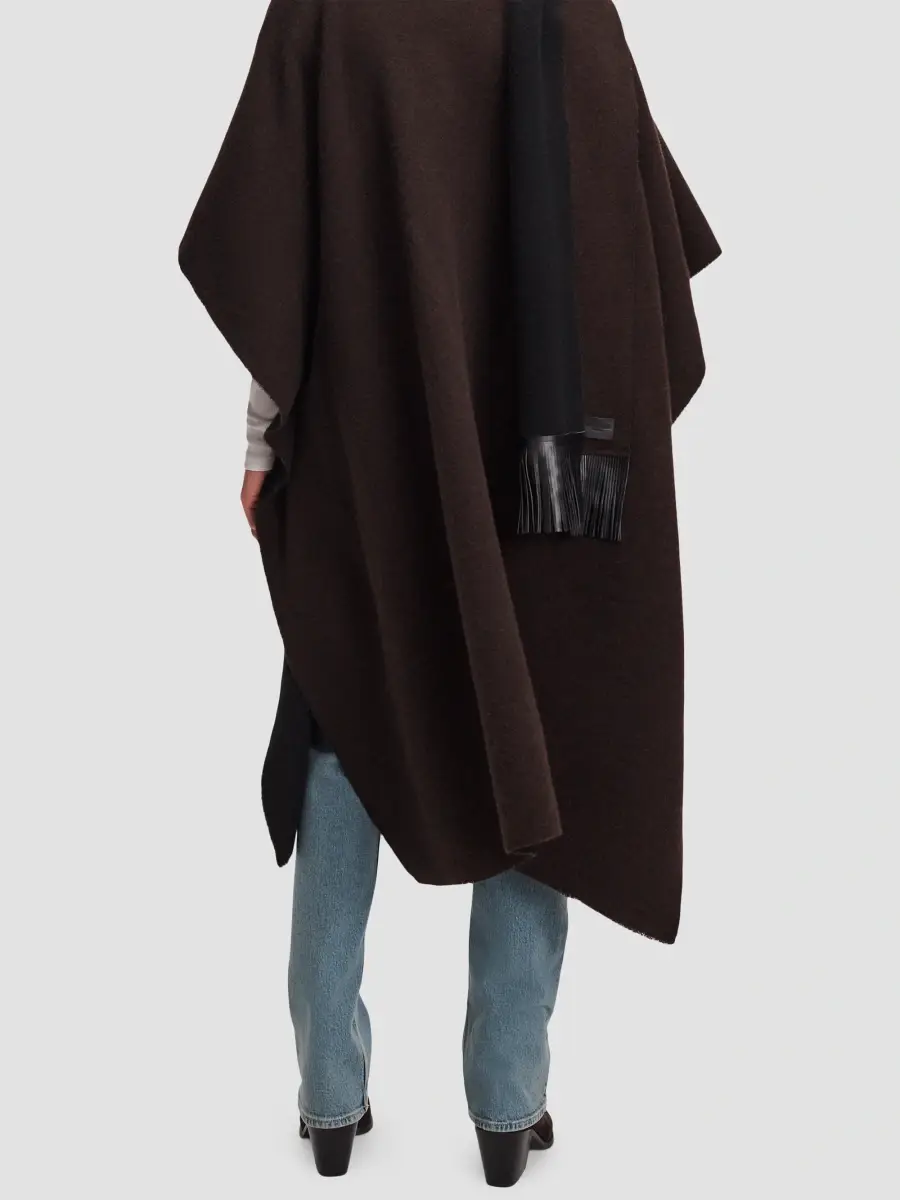 rag & bone Women's Brooke Wool Scarf Poncho | Thumbnail 6