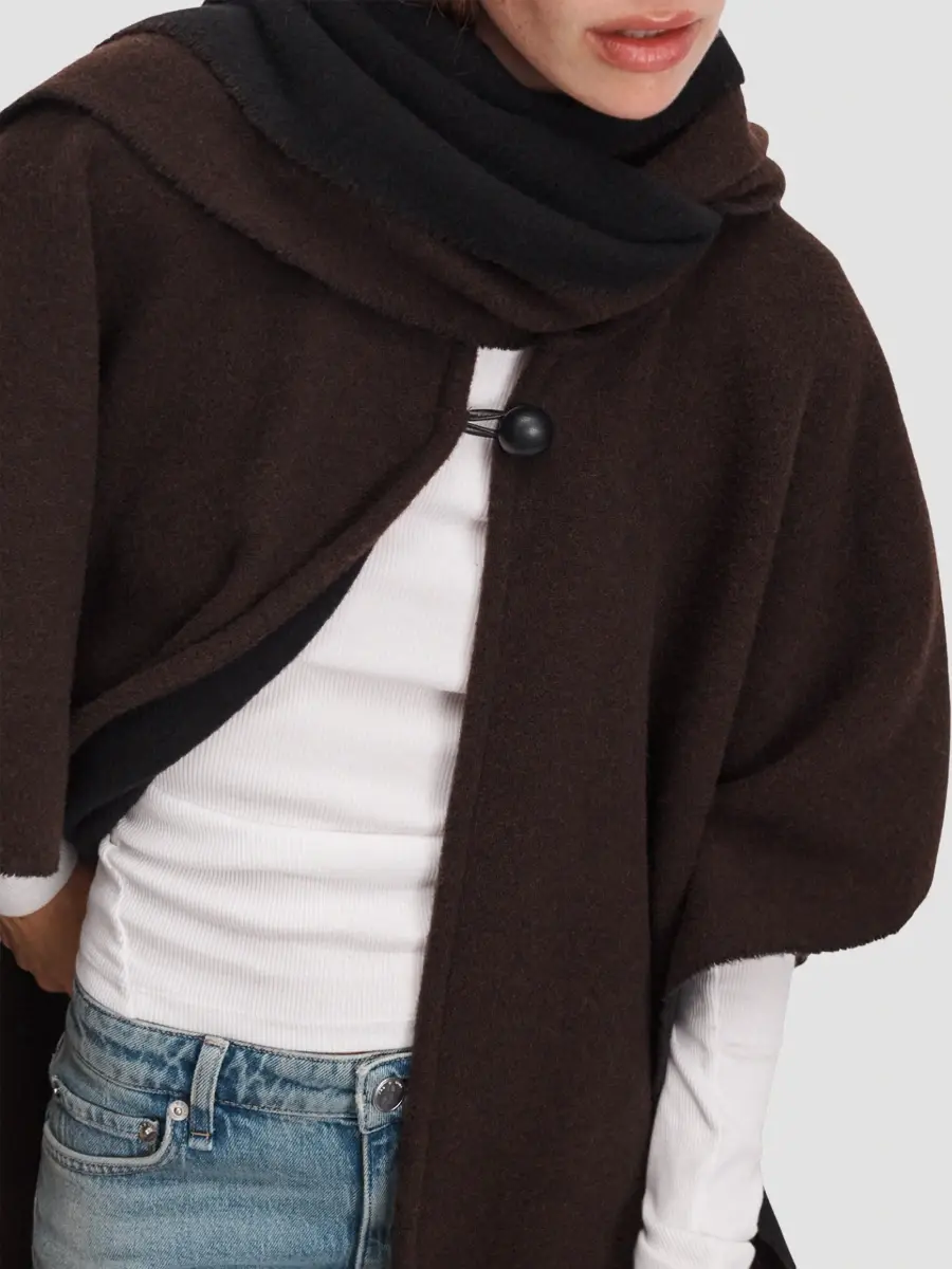 rag & bone Women's Brooke Wool Scarf Poncho | Thumbnail 8