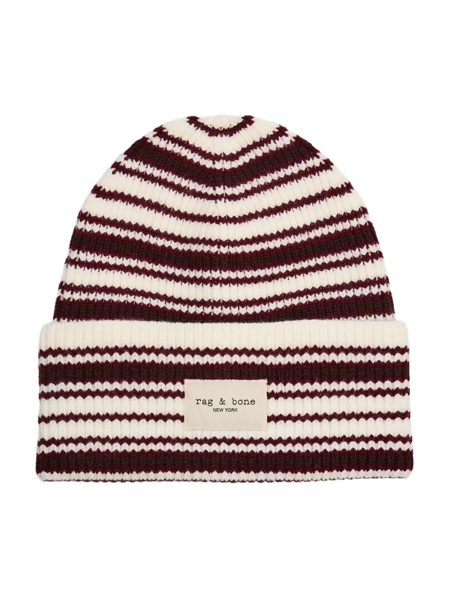 Women's Blake Striped Wool-Blend Beanie