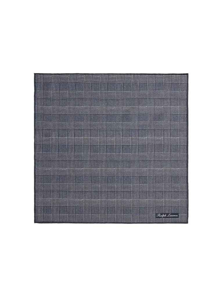 Ralph Lauren Purple Label Men's Plaid Cashmere-Silk Pocket Square