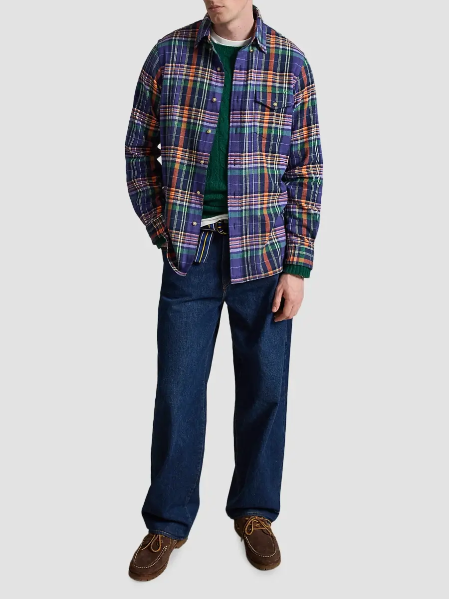 Polo Ralph Lauren Men's Plaid Cotton Twill Button-Down Shirt | Thumbnail 2