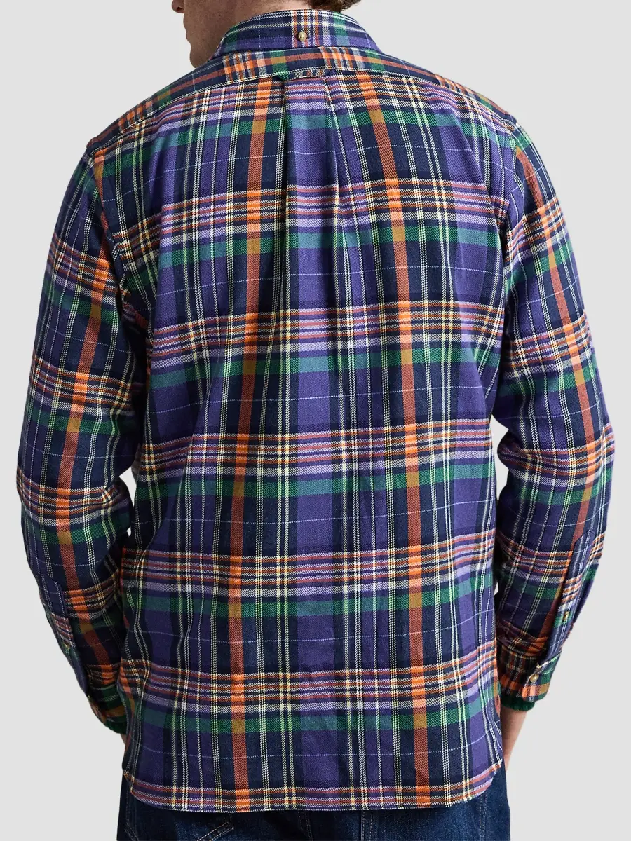 Polo Ralph Lauren Men's Plaid Cotton Twill Button-Down Shirt | Thumbnail 3