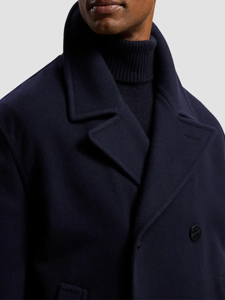 Ralph Lauren Purple Label Men's Hand-Tailored Wool Peacoat | Thumbnail 5