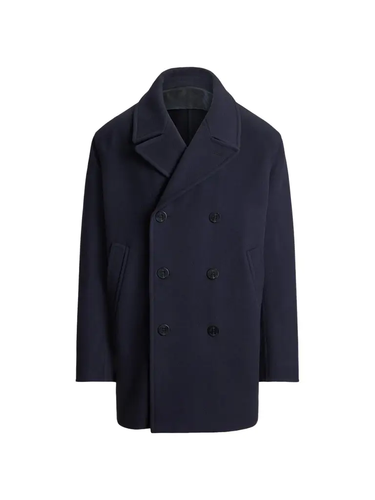 Ralph Lauren Purple Label Men's Hand-Tailored Wool Peacoat