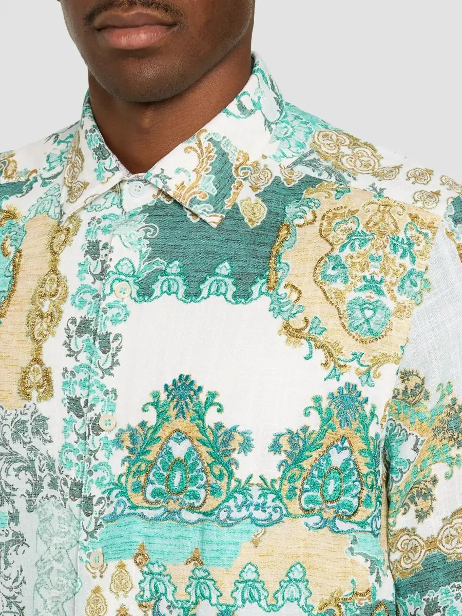 Robert Graham Men's Fairbank Embellished Long-Sleeve Shirt | Thumbnail 6 Robert Graham Men's Fairbank Embellished Long-Sleeve Shirt | Thumbnail 6