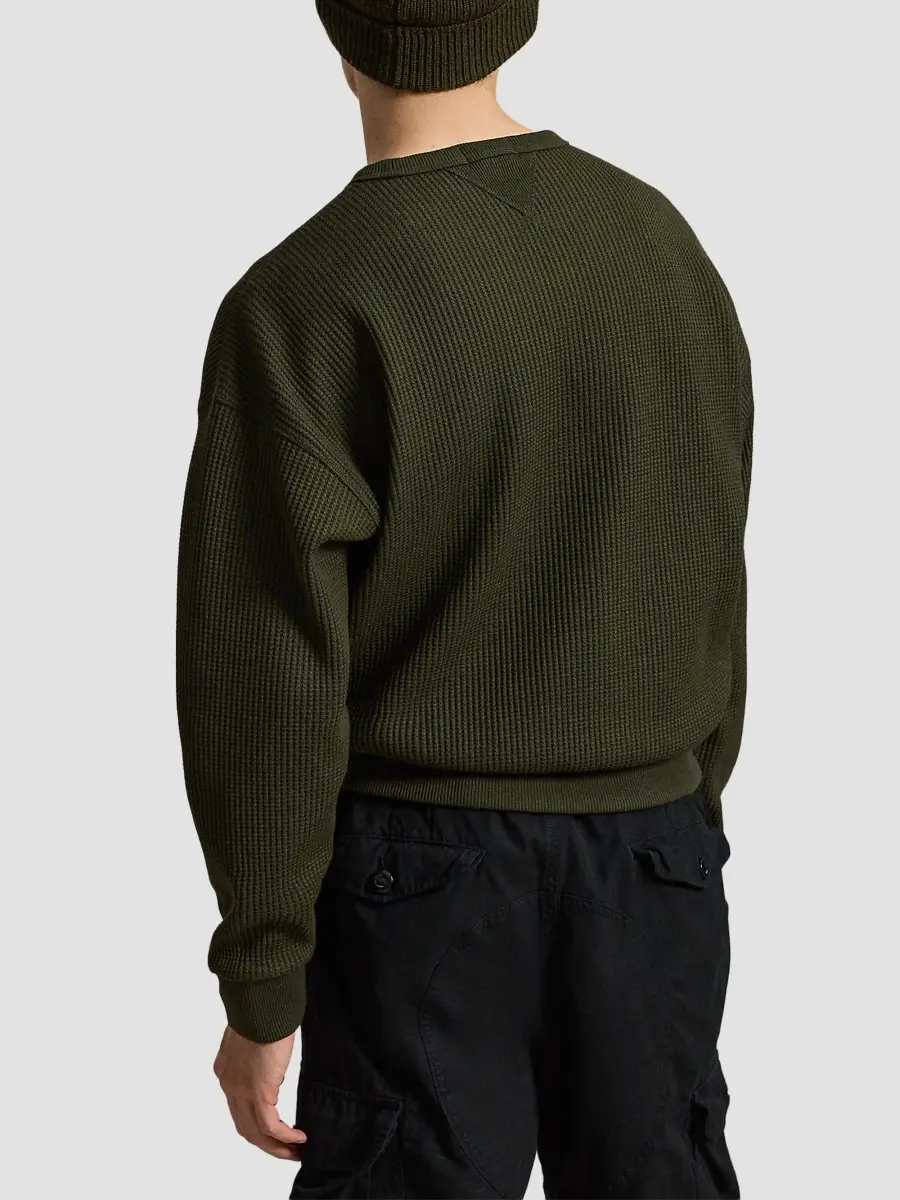 Polo Ralph Lauren Men's Waffle-Knit Sweatshirt | Thumbnail 3 Polo Ralph Lauren Men's Waffle-Knit Sweatshirt | Thumbnail 3