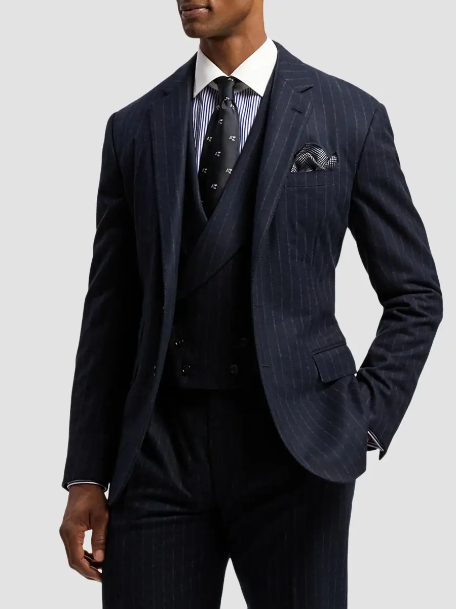 Ralph Lauren Purple Label Men's Martini Cocktail Silk Repp Tie | Thumbnail 5 Ralph Lauren Purple Label Men's Martini Cocktail Silk Repp Tie | Thumbnail 5