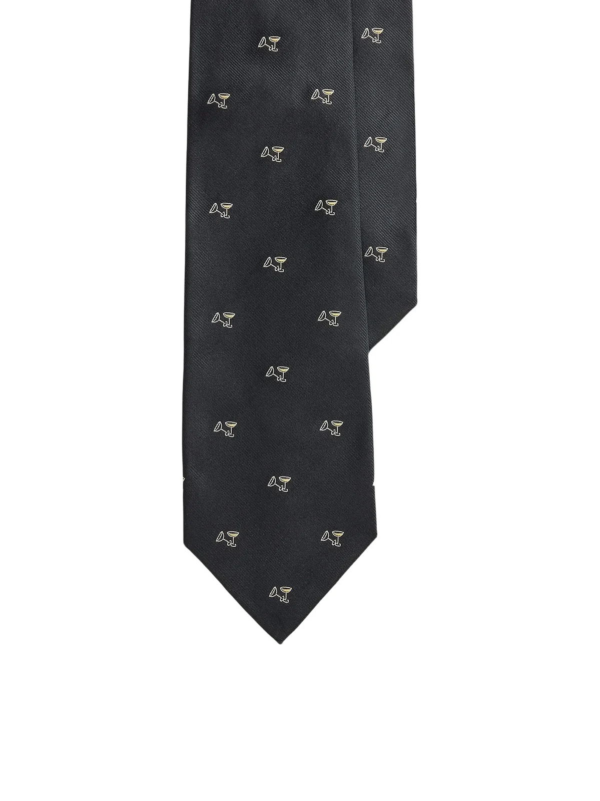 Men's Martini Cocktail Silk Repp Tie Men's Martini Cocktail Silk Repp Tie
