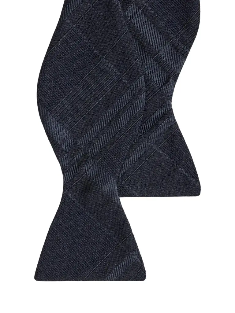 Men's Plaid Silk-Cashmere Bow Tie