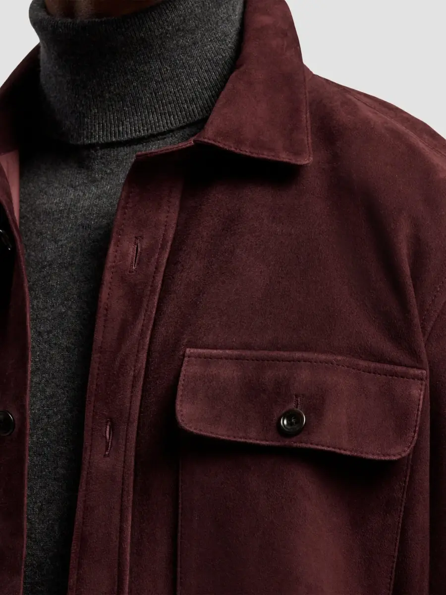Ralph Lauren Purple Label Men's Calloway Suede Shirt Jacket | Thumbnail 5 Ralph Lauren Purple Label Men's Calloway Suede Shirt Jacket | Thumbnail 5