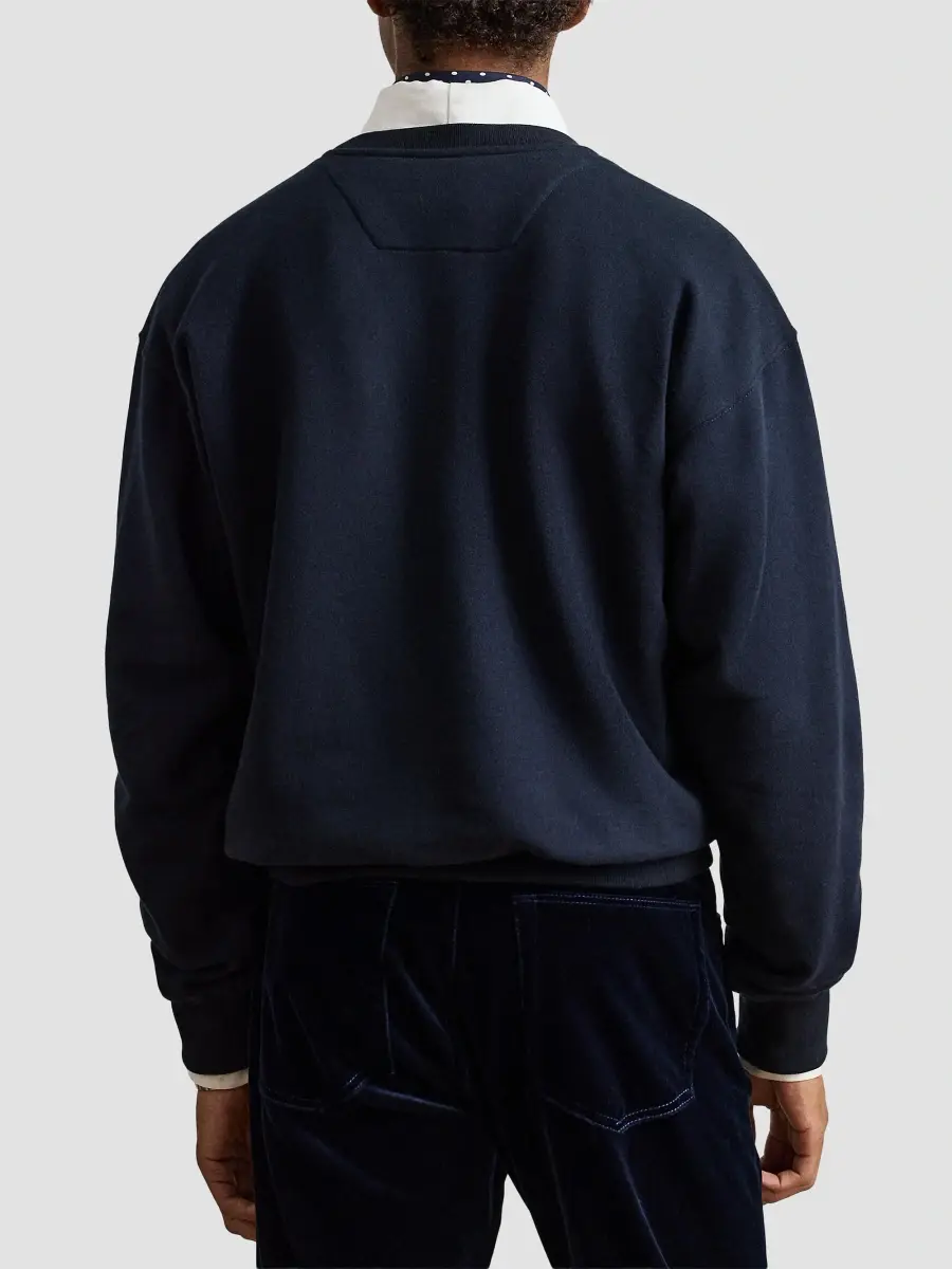 Ralph Lauren Purple Label Men's Polo Bear Relaxed-Fit Sweatshirt | Thumbnail 3 Ralph Lauren Purple Label Men's Polo Bear Relaxed-Fit Sweatshirt | Thumbnail 3