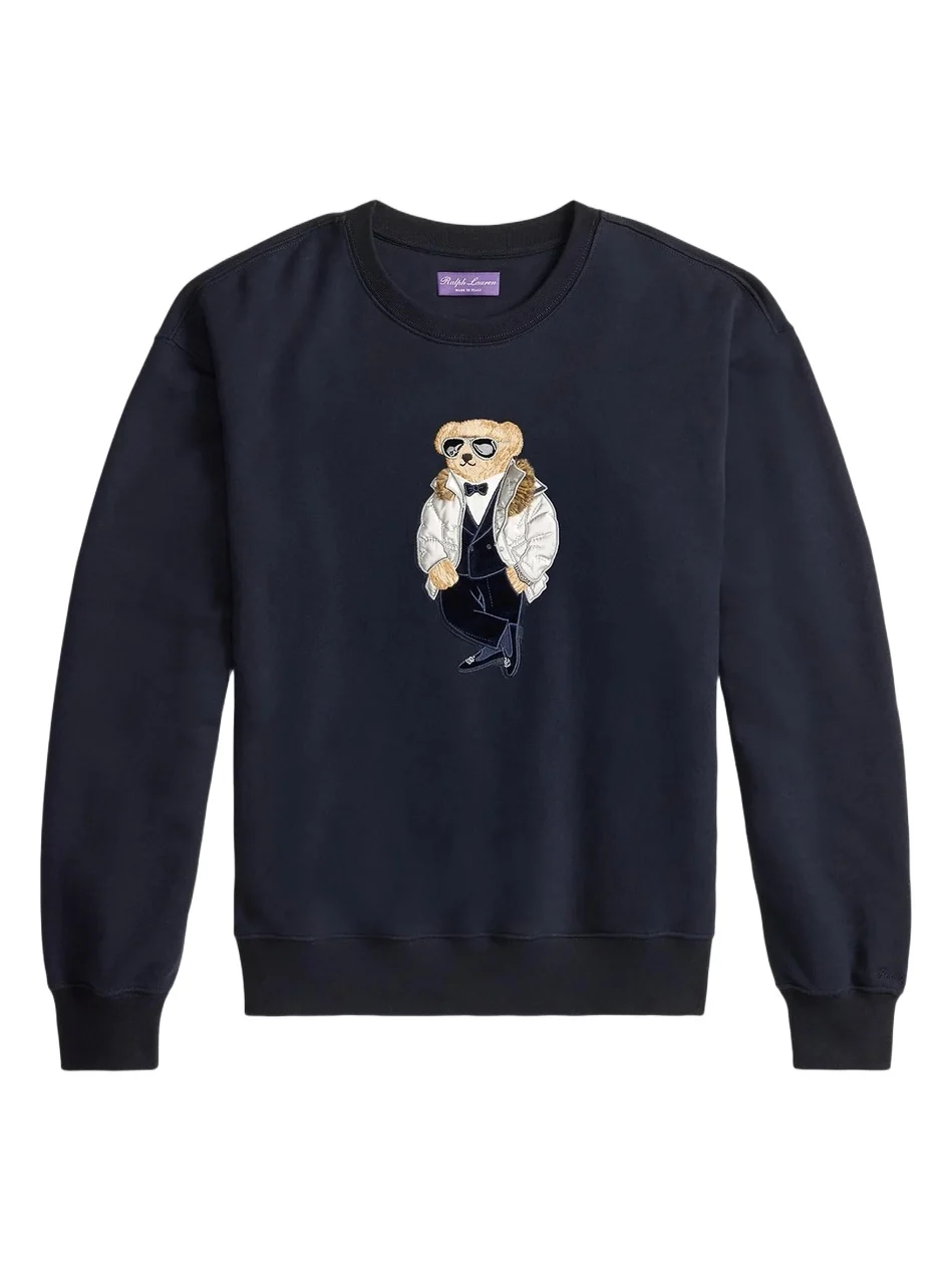 Ralph Lauren Purple Label Men's Polo Bear Relaxed-Fit Sweatshirt